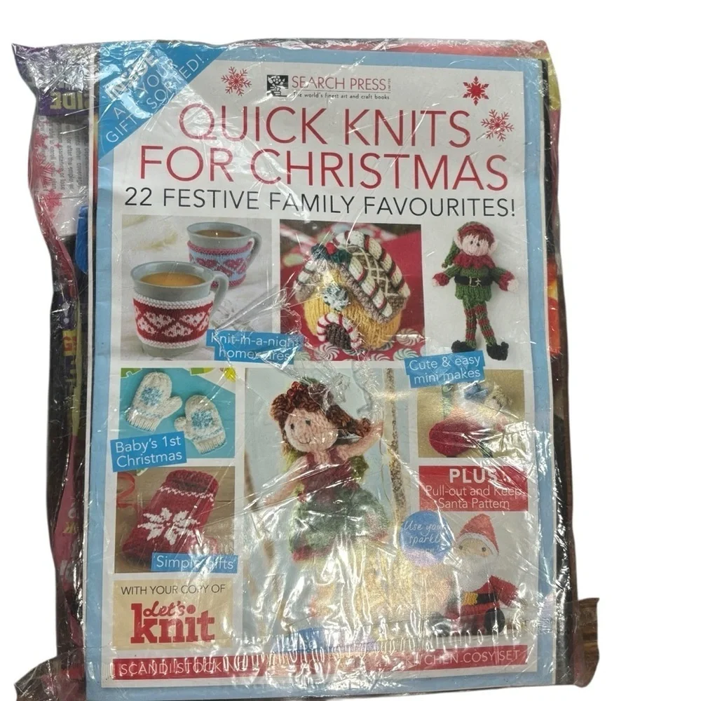 NEW Let’s knit Magazine Holiday Kits Nov/Dec ‘19 UK Patterns Ideas Yarn